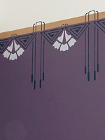 Korporatsioon Sakala I korruse ruumide trafarett-bord��rid (Tartu, Veski 69)